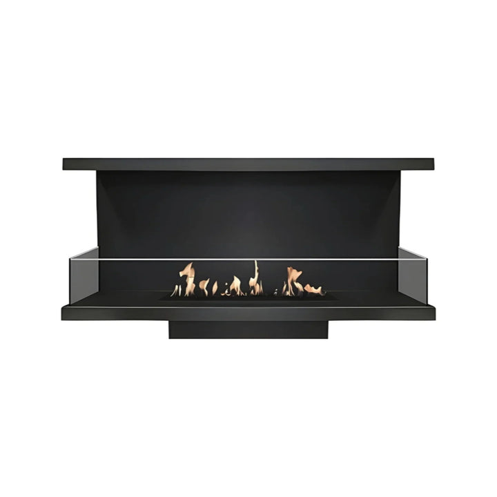 Dreiseitiger Bioethanol Einbaukamin - MATE 110